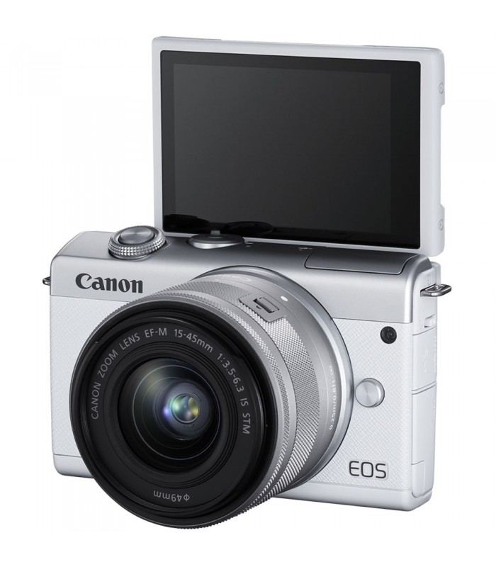دوربین دیجیتال بدون آینه کانن مدل EOS M200 همراه با لنز EF-M 15-45mm رنگ سفید