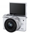 دوربین دیجیتال بدون آینه کانن مدل EOS M200 همراه با لنز EF-M 15-45mm رنگ سفید