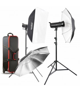 کیت فلاش استودیویی ۲ شاخه گودوکس مدل Godox SK400II