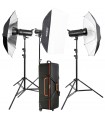 کیت فلاش استودیویی ۳ شاخه گودوکس مدل Godox SK400II