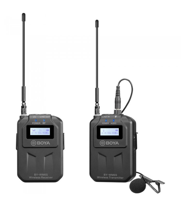 میکروفن بیسیم بویا مدل BY-WM6S