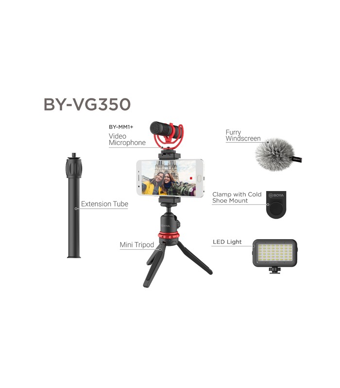 کیت صدابرداری حرفه ای موبایل بویا مدل BY-VG350