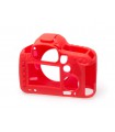 محافظ سیلیکونی easyCover مناسب برای دوربین‌های کانن 5D MkIII, 5Ds, 5Dsr رنگ قرمز