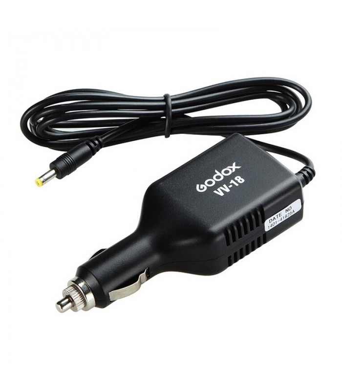 شارژر فندکی گودوکس مدل Godox VV-18 مناسب برای فلاش‌های VB-18