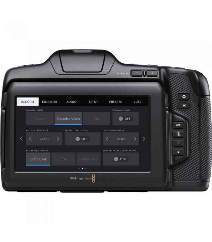 دوربین سینمایی بلک مجیک مدل Blackmagic Design Pocket Cinema Camera 6K Pro مانت کانن