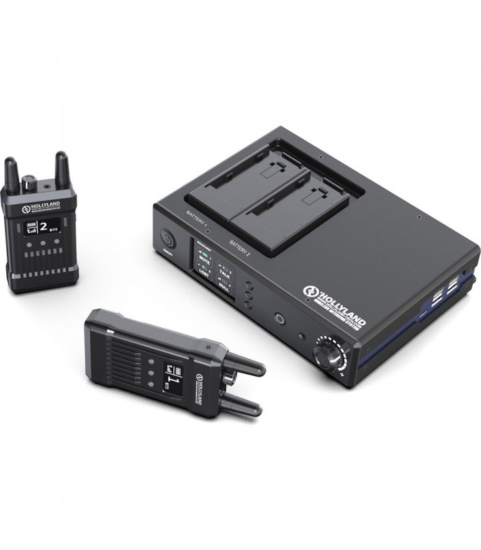 Hollyland Full-Duplex Intercom System with Four Beltpack Transceivers