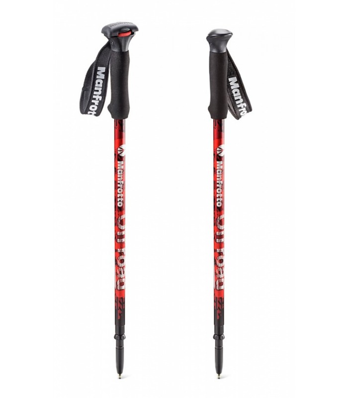 عصا و تک پایه مانفروتو مدل Manfrotto OFF ROAD WALKING STICKS رنگ قرمز