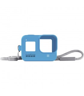 کاور سیلیکونی و بند برای گوپرو هیرو ۸ | Sleeve and Lanyard for HERO8 رنگ آبی