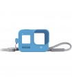 کاور سیلیکونی و بند برای گوپرو هیرو ۸ | Sleeve and Lanyard for HERO8 رنگ آبی