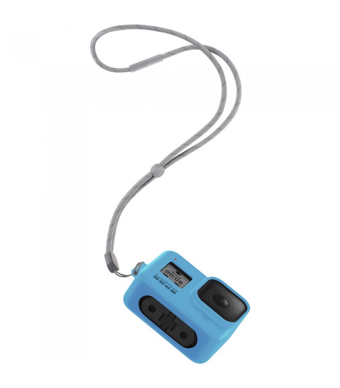 کاور سیلیکونی و بند برای گوپرو هیرو ۸ | Sleeve and Lanyard for HERO8 رنگ آبی