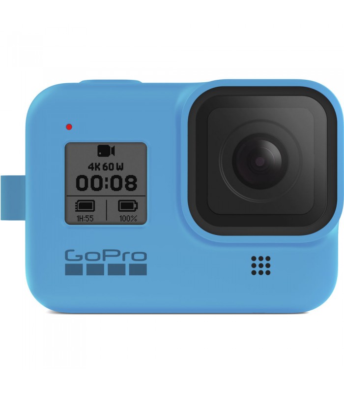 کاور سیلیکونی و بند برای گوپرو هیرو ۸ | Sleeve and Lanyard for HERO8 رنگ آبی