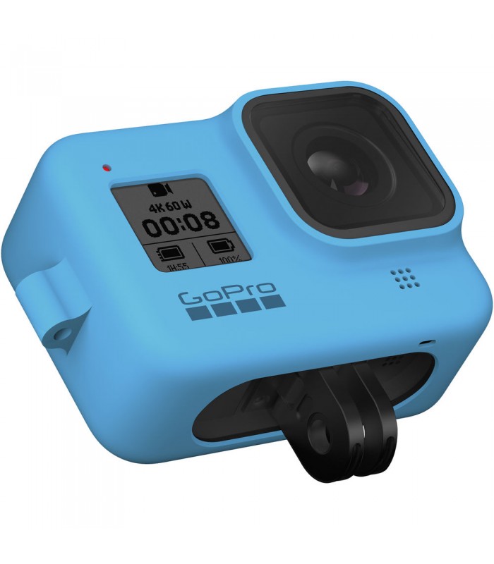کاور سیلیکونی و بند برای گوپرو هیرو ۸ | Sleeve and Lanyard for HERO8 رنگ آبی
