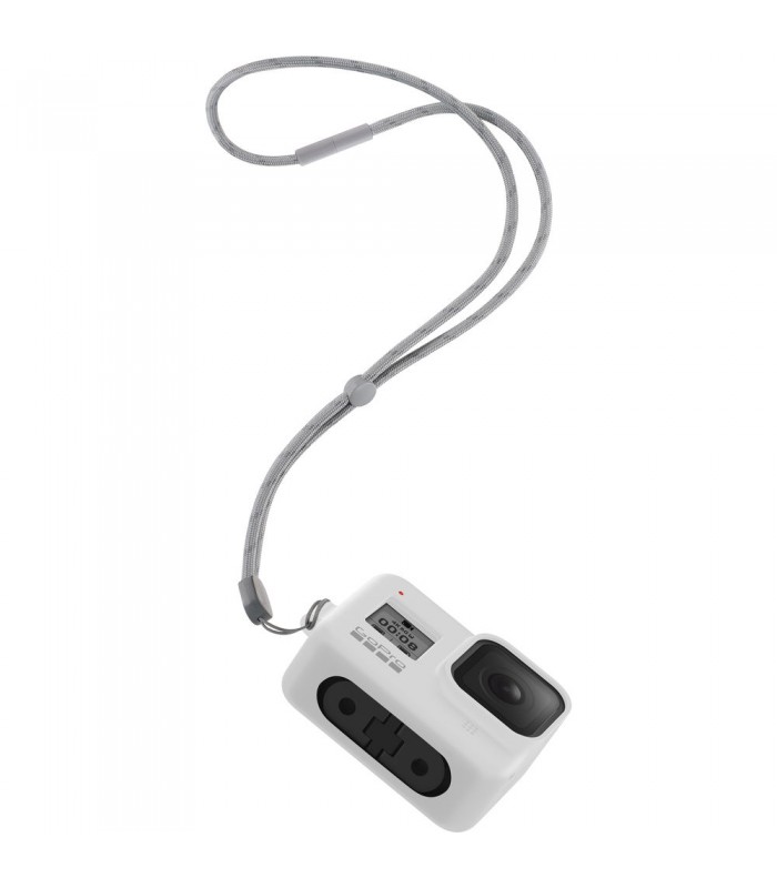 کاور سیلیکونی و بند برای گوپرو هیرو ۸ | Sleeve and Lanyard for HERO8 رنگ سفید