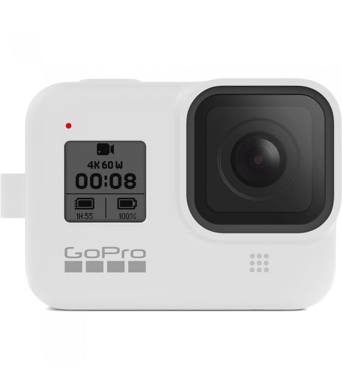 کاور سیلیکونی و بند برای گوپرو هیرو ۸ | Sleeve and Lanyard for HERO8 رنگ سفید