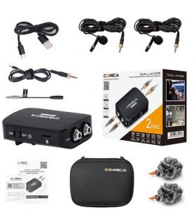 میکروفون یقه ای دوبل کامیکا DUAL.LAV D03