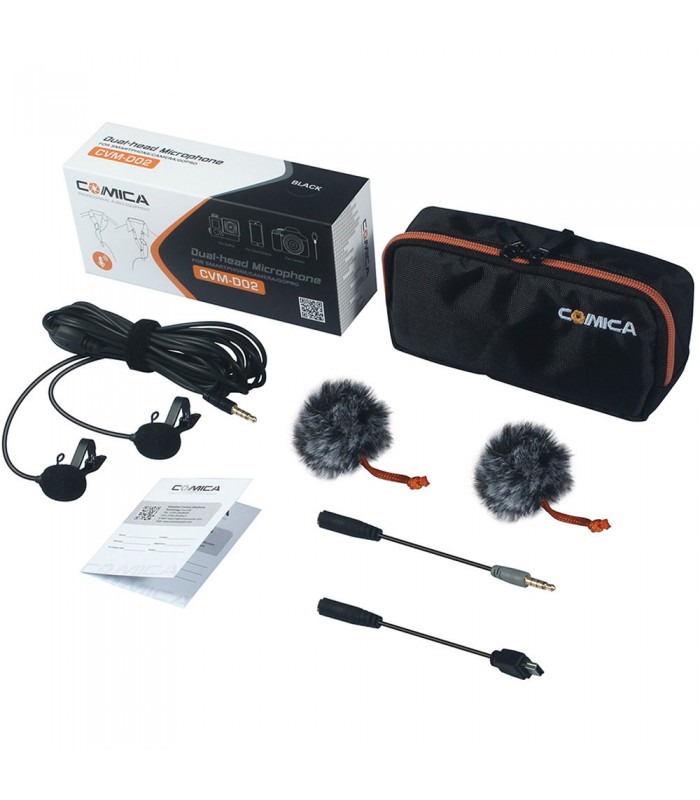 میکروفون یقه ای دوبل کامیکا CVM-D02 (6 متر)