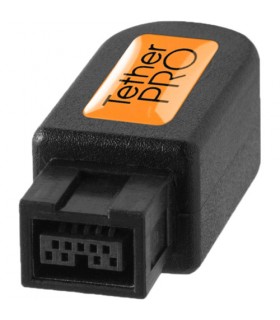 کابل تتر تولز Tether Tools TetherPro FireWire 800 9-pin to FireWire 400 4-pin FWBI49BLK