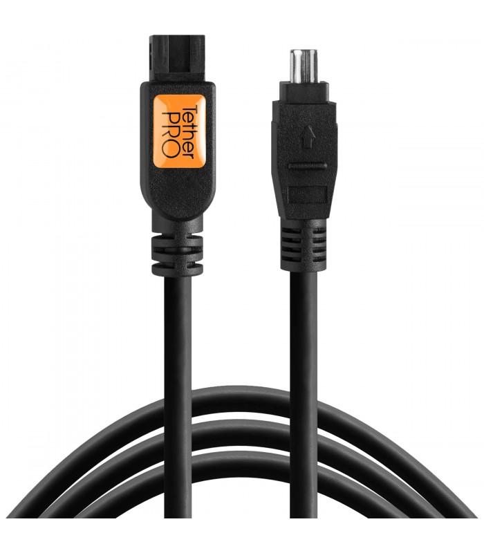 کابل تتر تولز Tether Tools TetherPro FireWire 800 9-pin to FireWire 400 4-pin FWBI49BLK