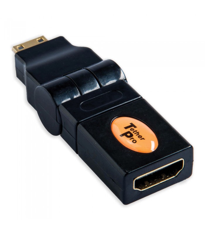 مبدل چرخشی تتر تولز Tether Tools HDMI Female to Mini-HDMI Male 360° Swivel Adapter TPHDC360