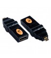 مبدل چرخشی تتر تولز Tether Tools HDMI Female to Micro-HDMI Male 360° Swivel Adapter TPHDD360