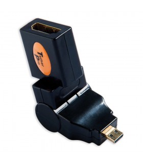 مبدل چرخشی تتر تولز Tether Tools HDMI Female to Micro-HDMI Male 360° Swivel Adapter TPHDD360