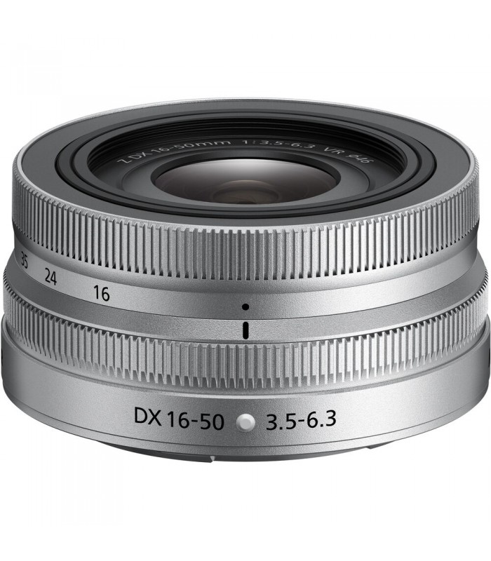 لنز نیکون NIKKOR Z DX 16-50mm f/3.5-6.3 VR نقره‌ای