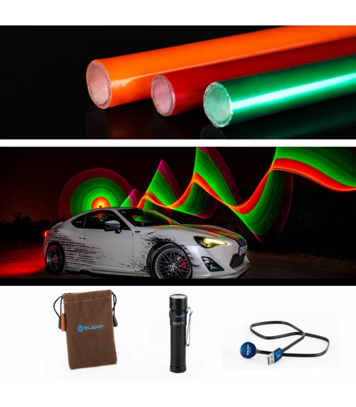 کیت تیوب نقاشی با نور همراه با چراغ قوه ۵۰۰ لومنز Olight