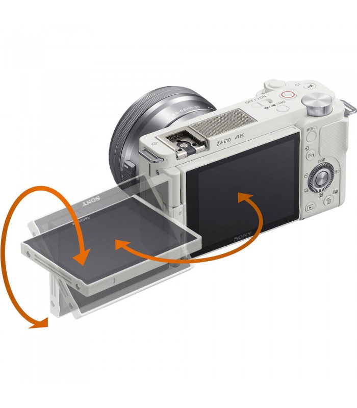 دوربین بدون آینه سونی مدل ZV-E10 رنگ سفید