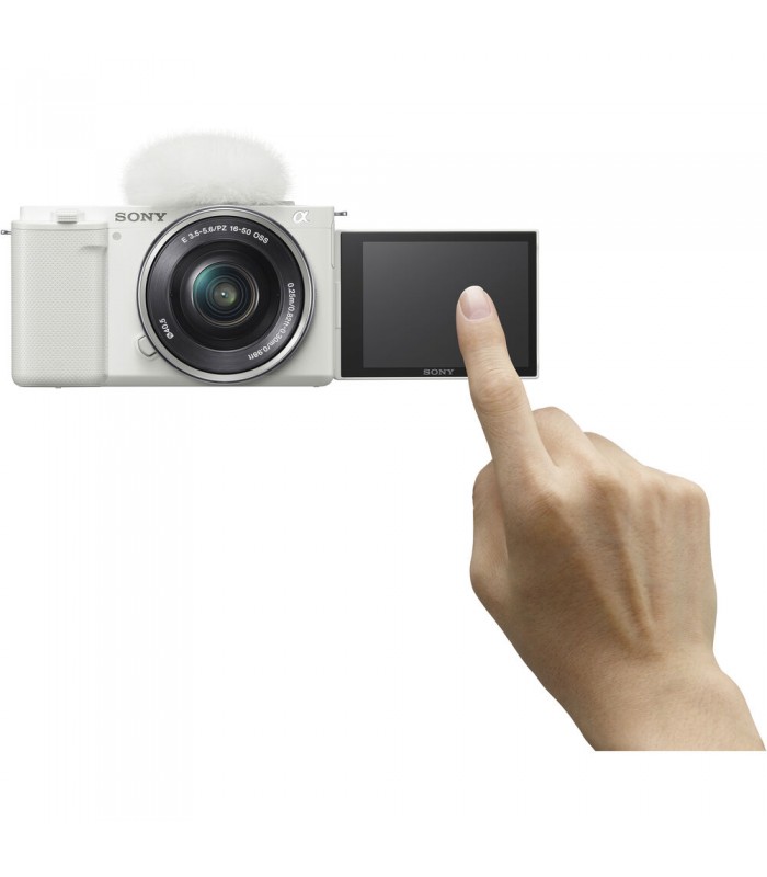 دوربین بدون آینه سونی مدل ZV-E10 همراه با لنز 16-50mm رنگ سفید