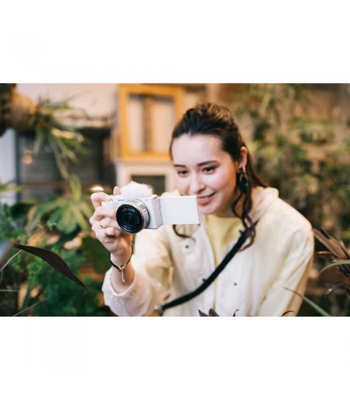 دوربین بدون آینه سونی مدل ZV-E10 همراه با لنز 16-50mm رنگ سفید