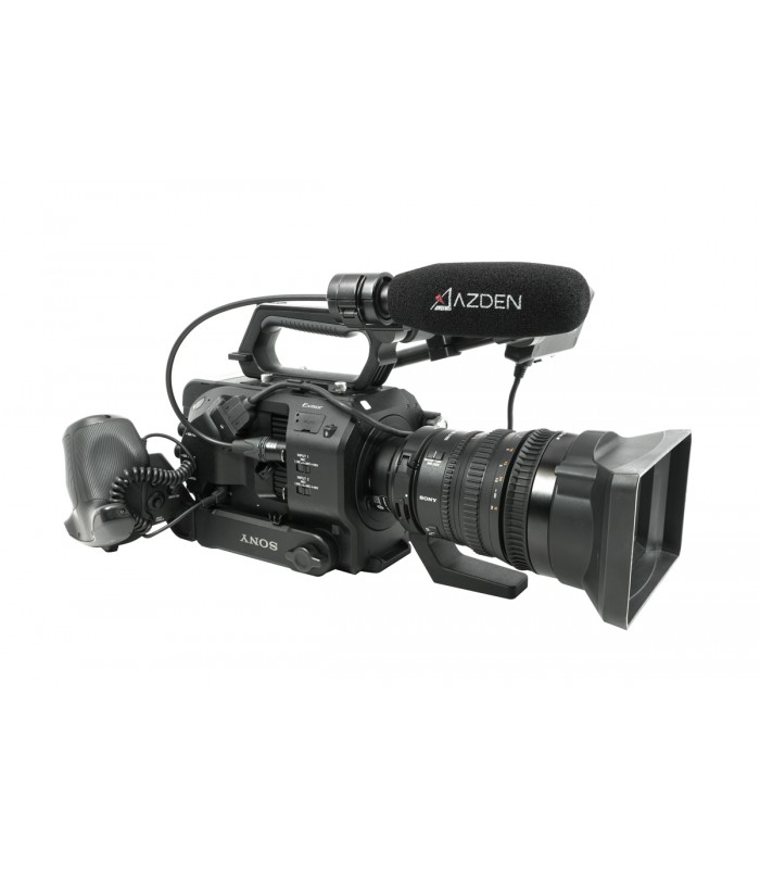 میکروفون شاتگان Azden مدل SGM-250CX به همراه بادگیر SWS-100