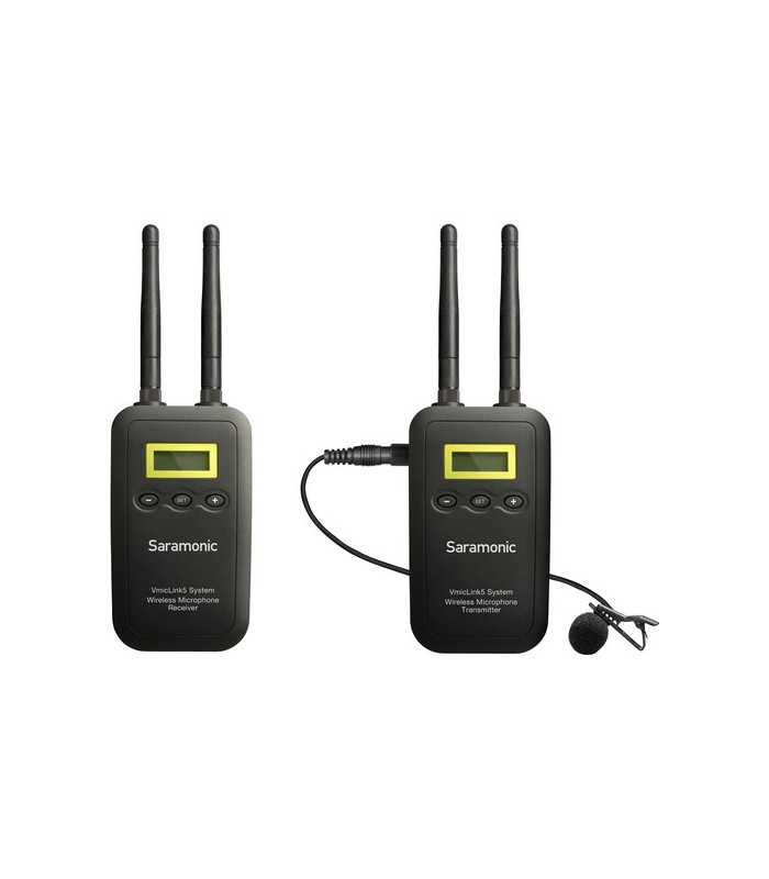 کیت میکروفن بی سیم سارامونیک مدل Saramonic VmicLink5 با یک فرستنده و یک گیرنده