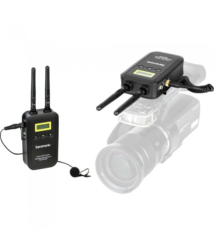 کیت میکروفن بی سیم سارامونیک مدل Saramonic VmicLink5 با یک فرستنده و یک گیرنده