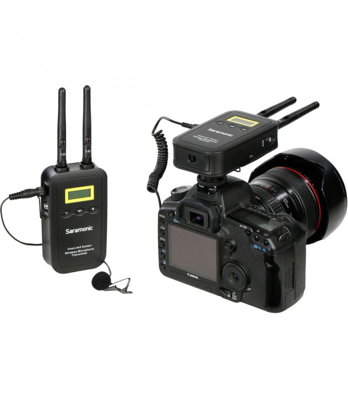 کیت میکروفن بی سیم سارامونیک مدل Saramonic VmicLink5 با یک فرستنده و یک گیرنده