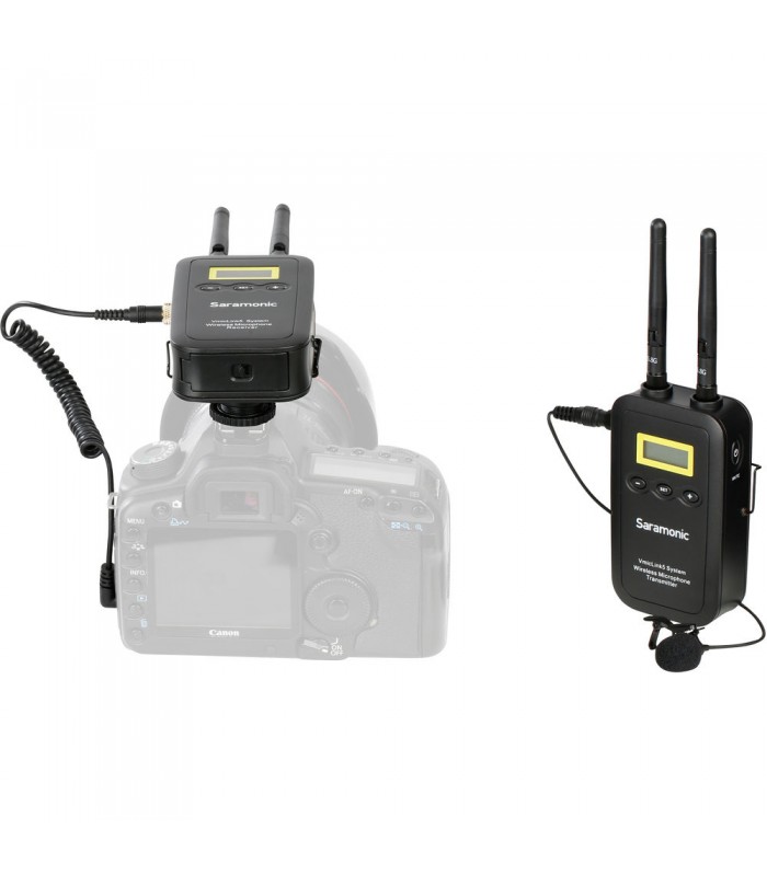 کیت میکروفن بی سیم سارامونیک مدل Saramonic VmicLink5 با یک فرستنده و یک گیرنده