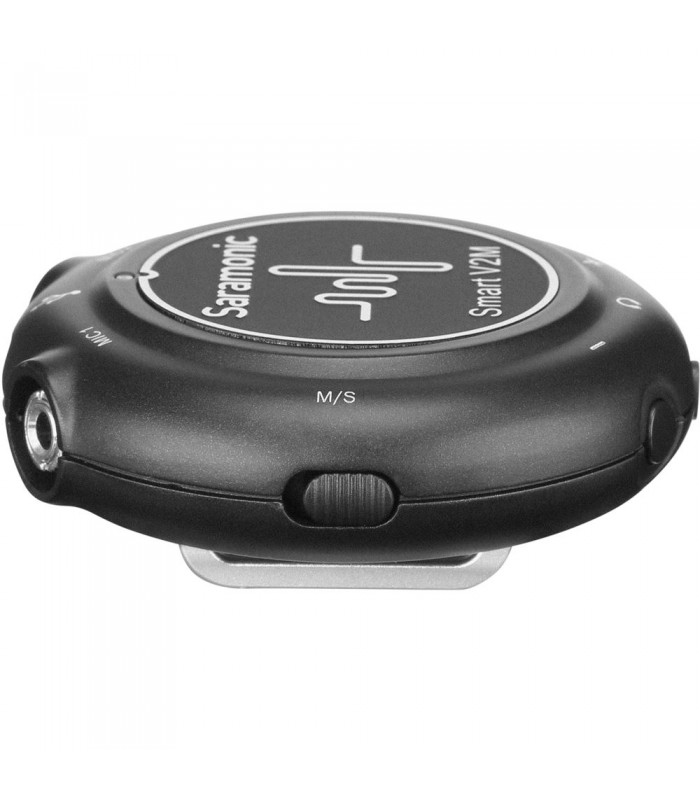 اینترفیس صوتی saramonic مدل Smart V2M با دو عدد میکروفون یقه‌ای