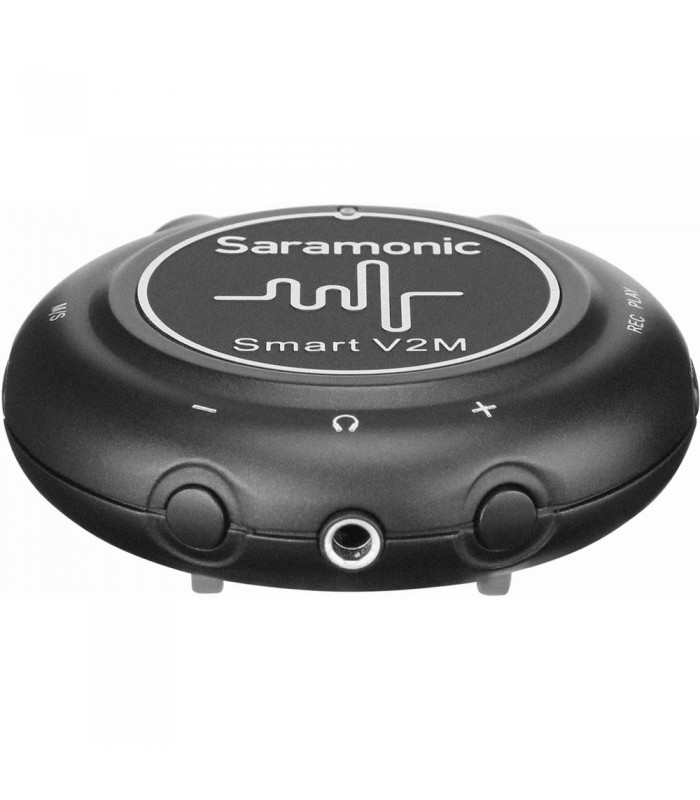 اینترفیس صوتی saramonic مدل Smart V2M با دو عدد میکروفون یقه‌ای
