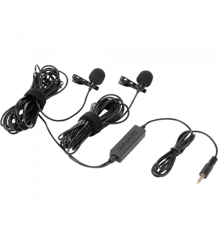 میکروفون یقه‌ای دوبل Saramonic مدل LavMicro 2M