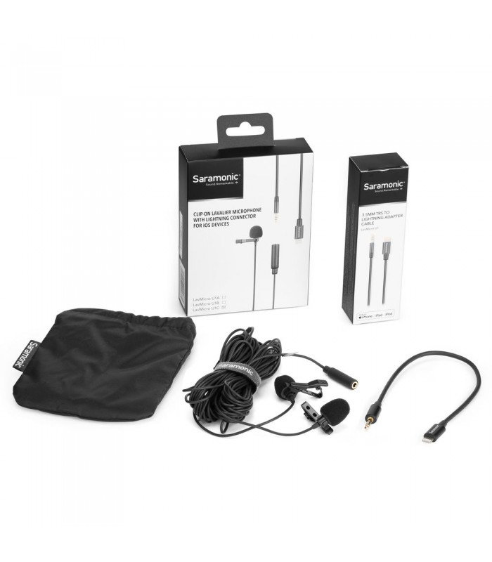 میکروفون یقه‌ای دوبل موبایل Saramonica مدل LavMicro U1C
