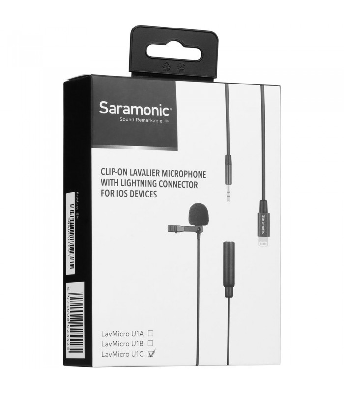 میکروفون یقه‌ای دوبل موبایل Saramonica مدل LavMicro U1C