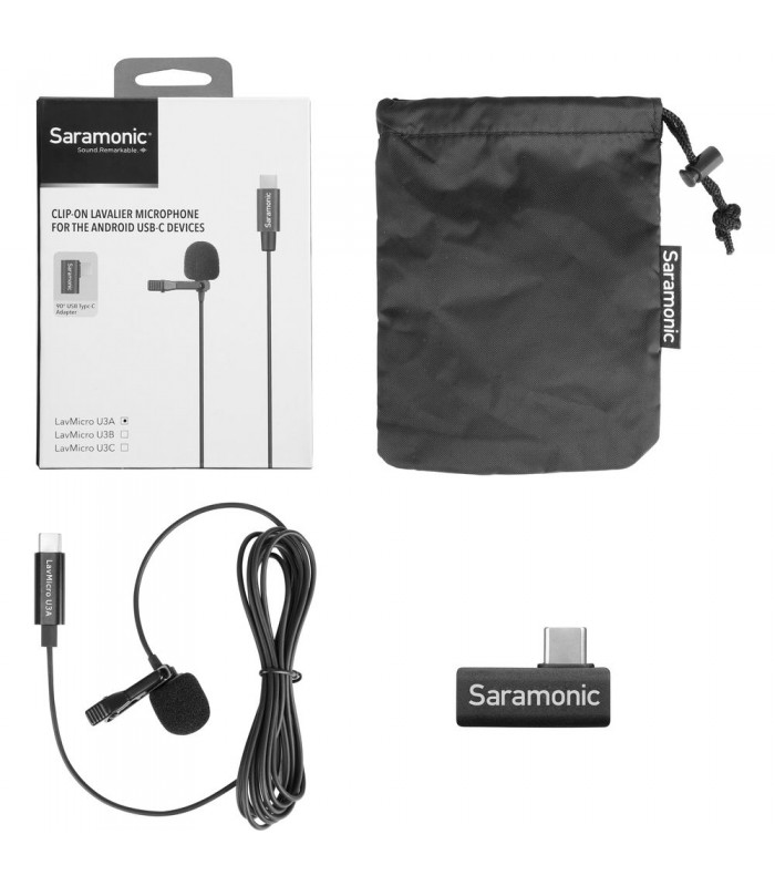 میکروفون یقه‌ای موبایل Saramonic مدل LavMicro U3A