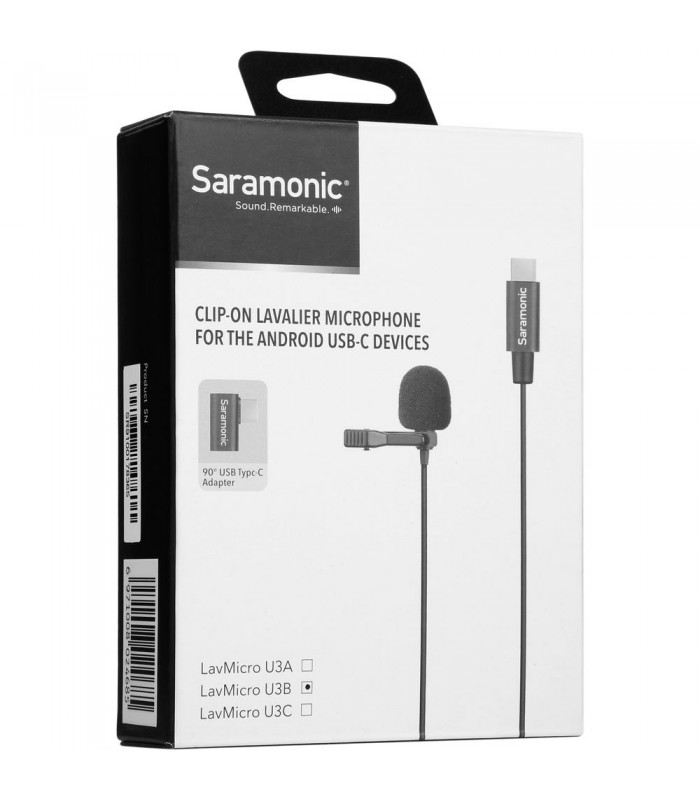 میکروفون یقه‌ای موبایل Saramonic مدل LavMicro U3B