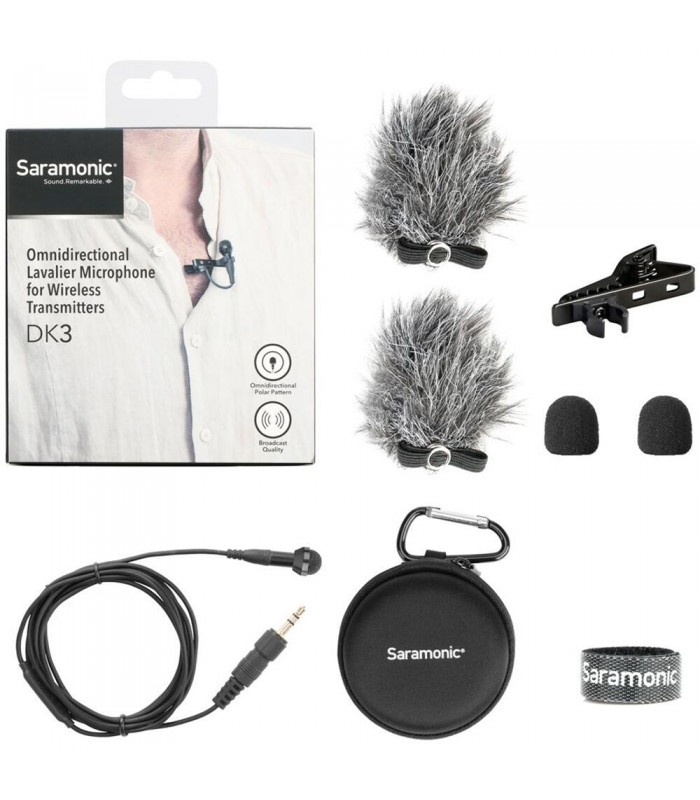 میکروفون یقه‌ای حرفه‌ای Saramonic مدل DK3A