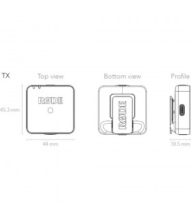 کیت میکروفن بی سیم Rode مدل Wireless GO-سفید