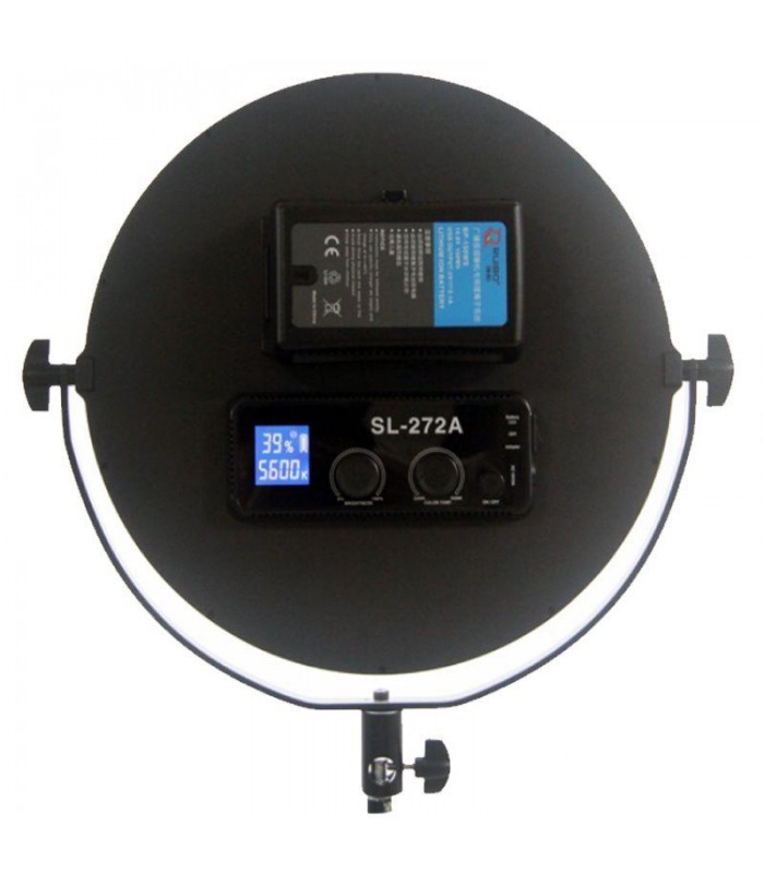 نور سینمایی گرد LED Yidoblo مدل SL-272-با مبدل باتری ۹۷۰