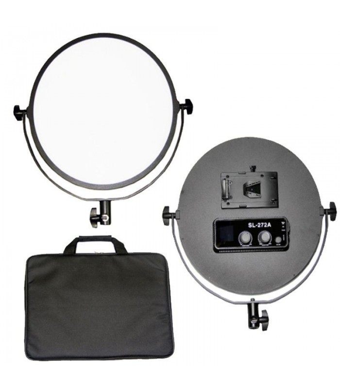 نور سینمایی گرد LED Yidoblo مدل SL-272-با مبدل باتری ۹۷۰