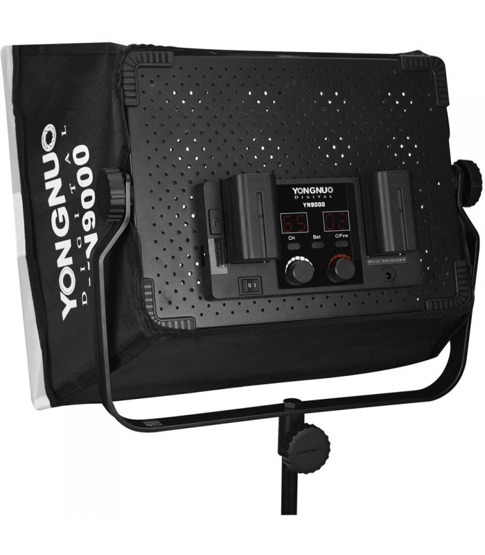 نور پیوسته Yongnuo مدل YN9000 LED به همراه سافت باکس