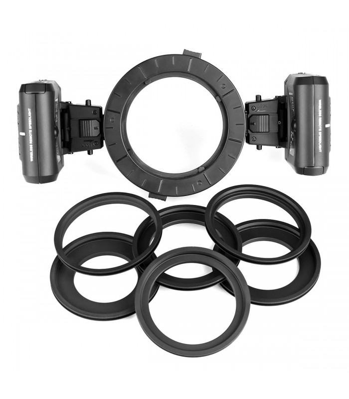 کیت رینگ فلاش ماکرو Meike مدل MK-MT24 II-مخصوص دوربین‌های نیکون