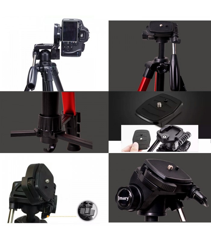 سه پایه  جی ماری مدل Jmary 2264 رنگ قرمز