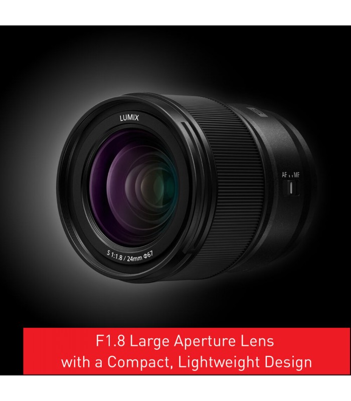 لنز پاناسونیک مدل Lumix S 24mm f/1.8